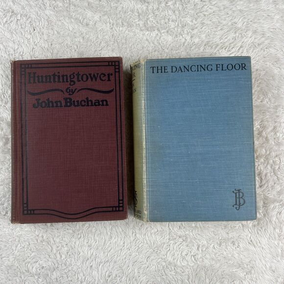 The Dancing Floor 1926 and Huntingtower 1922 John Buchan first edition HC FAIR - Picture 1 of 13